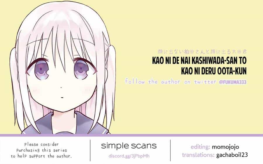 Kao Ni Denai Kashiwada-San To Kao Ni Deru Oota-Kun - Chương 3 - ảnh 10