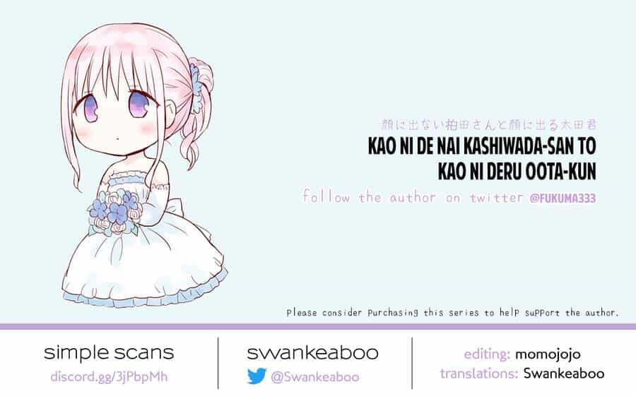 Kao Ni Denai Kashiwada-San To Kao Ni Deru Oota-Kun - Chương 27 - ảnh 16