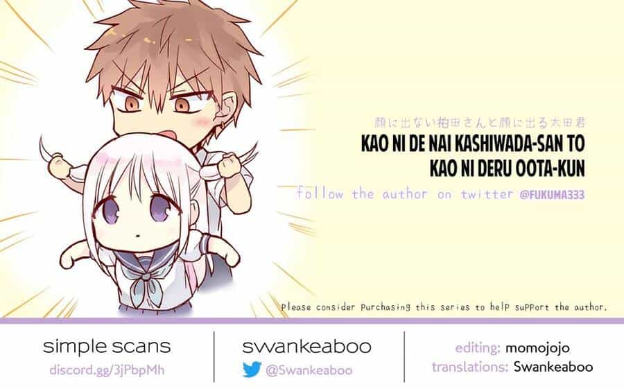 Kao Ni Denai Kashiwada-San To Kao Ni Deru Oota-Kun - Chương 30 - ảnh 14