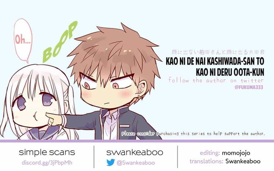 Kao Ni Denai Kashiwada-San To Kao Ni Deru Oota-Kun - Chương 37 - ảnh 15