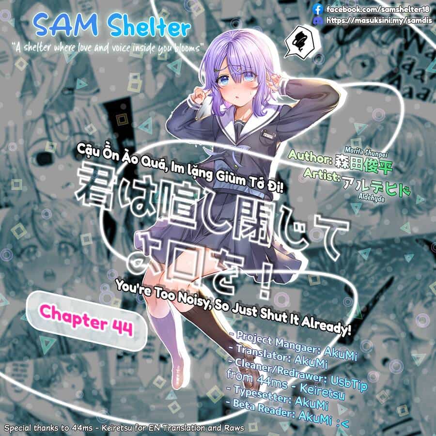 Kimi Wa Yakamashi Tojite Yo Kuchi Wo! - Chương 44 - ảnh 13