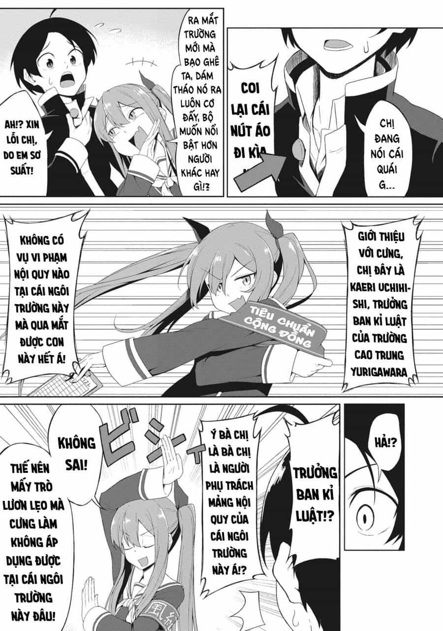 Kuso Zako Fuuki Iinchou Kaeri-Chan - Chương 1 - ảnh 5