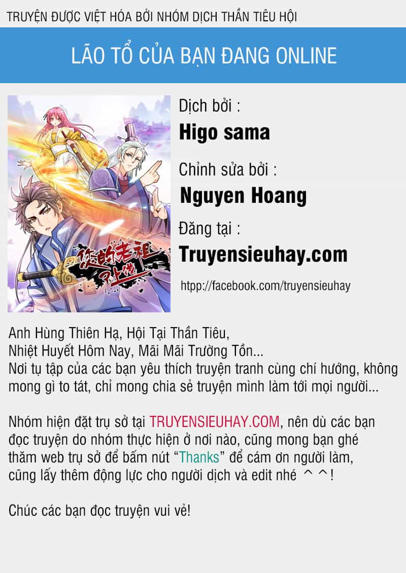 Lão Tổ Của Bạn Đang Online - Chương 6 - ảnh 1