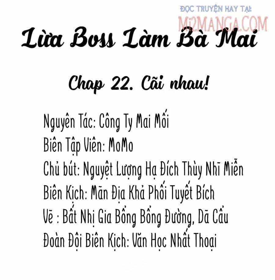 Lừa Boss Làm Bà Mai - Chương 22 - ảnh 2