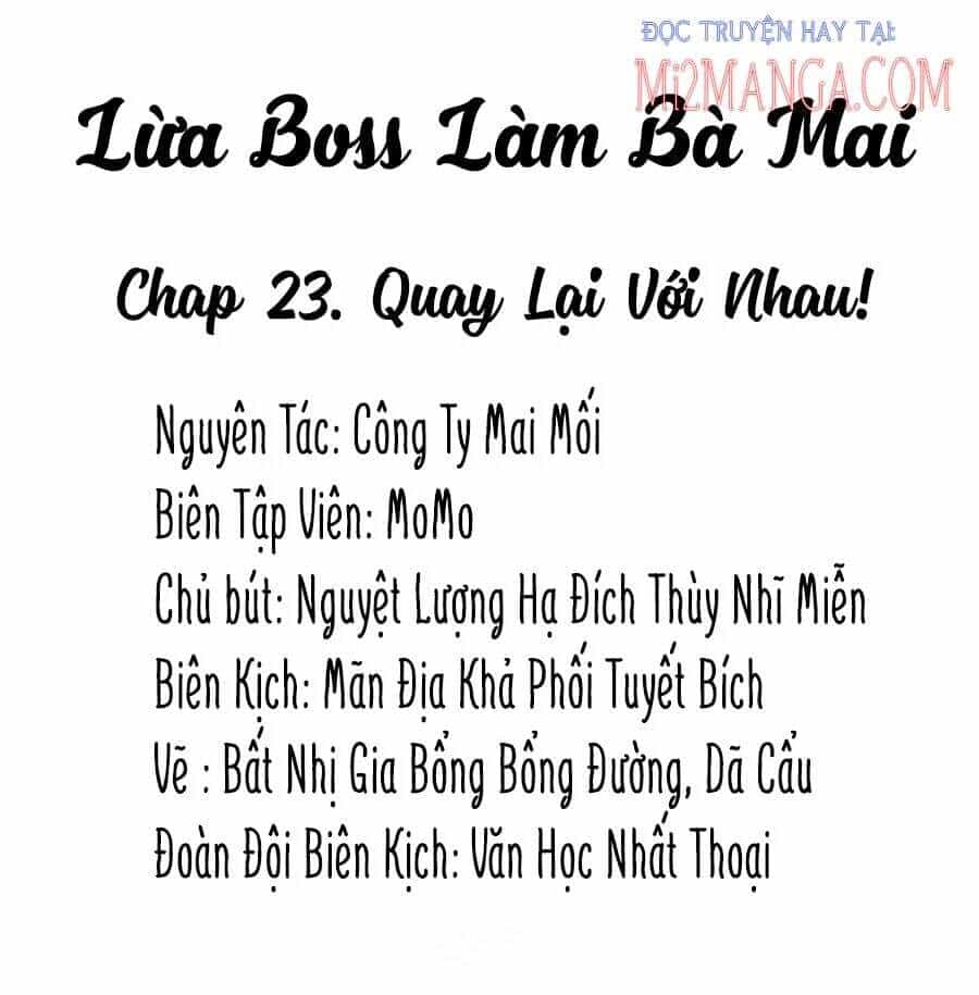 Lừa Boss Làm Bà Mai - Chương 23 - ảnh 2