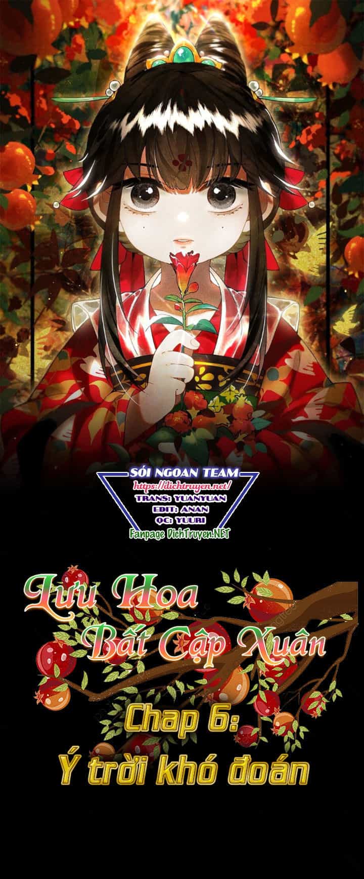 Lưu Hoa Bất Cập Xuân - Chương 6 - ảnh 1