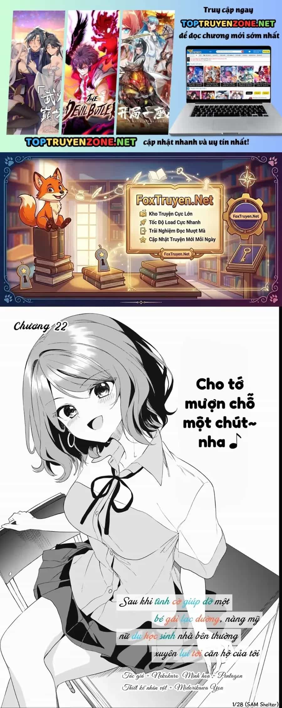 Maigo Ni Natteita Youjo Wo Tasuketara, Otonari Ni Sumu Bishoujo Ryuugakusei Ga Ie Ni Asobi Ni Kuru You Ni Natta Ken Nitsuite - Chương 22 - ảnh 2