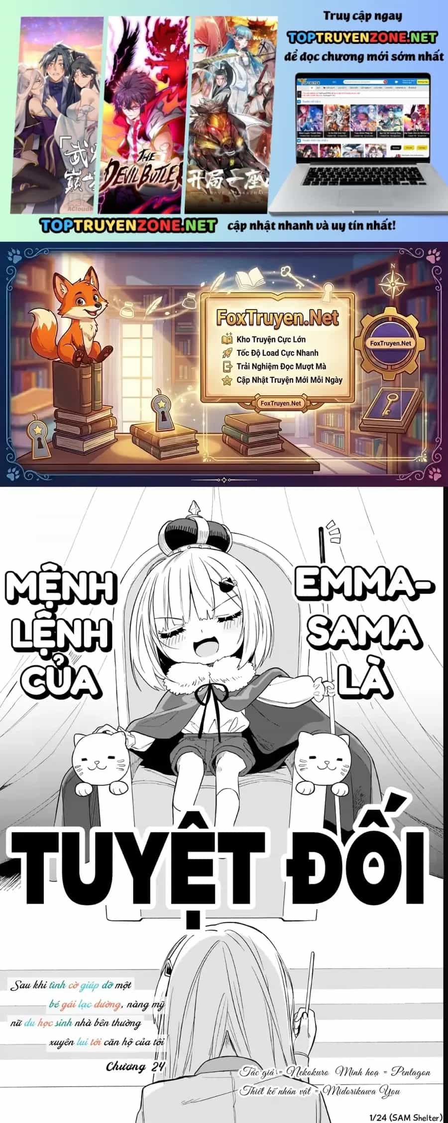 Maigo Ni Natteita Youjo Wo Tasuketara, Otonari Ni Sumu Bishoujo Ryuugakusei Ga Ie Ni Asobi Ni Kuru You Ni Natta Ken Nitsuite - Chương 24 - ảnh 2