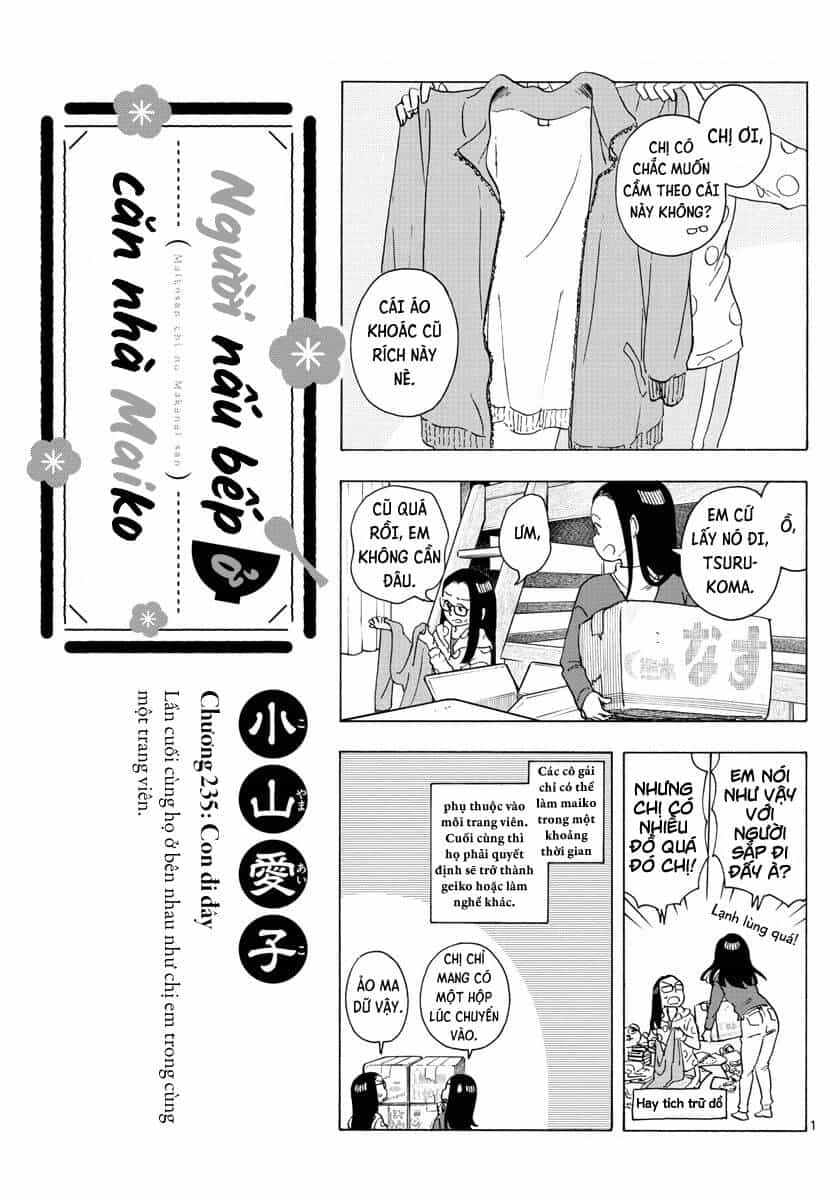 Maiko-San Chi No Makanai-San - Chương 235 - ảnh 1