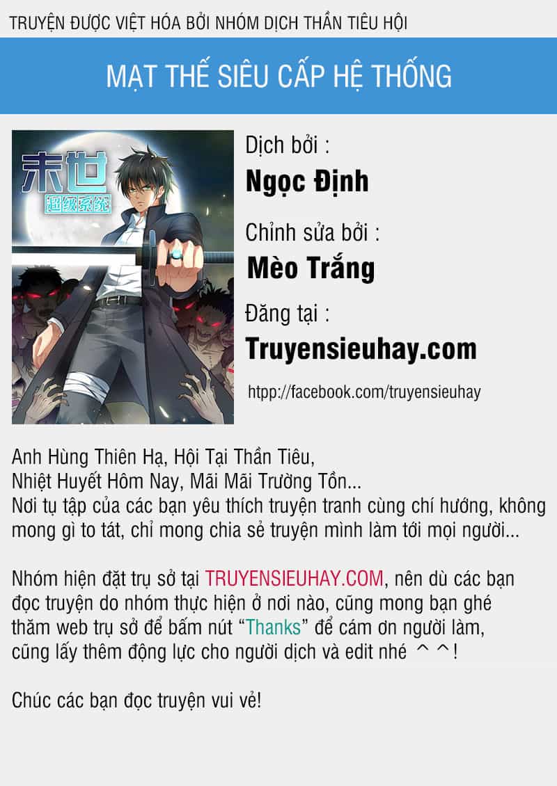 Mạt Thế Siêu Cấp Hệ Thống - Chương 2 - ảnh 2