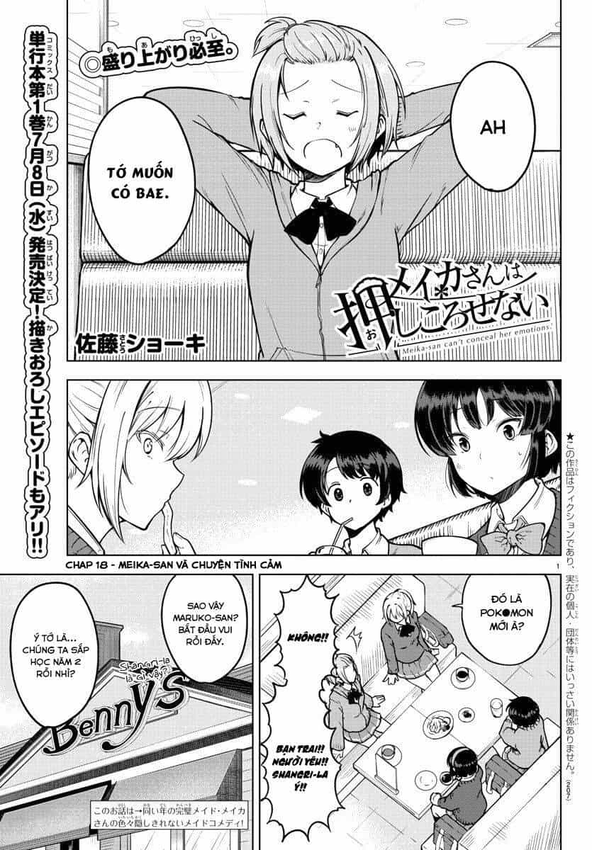 Meika-San Can't Conceal Her Emotions - Chương 18 - ảnh 1