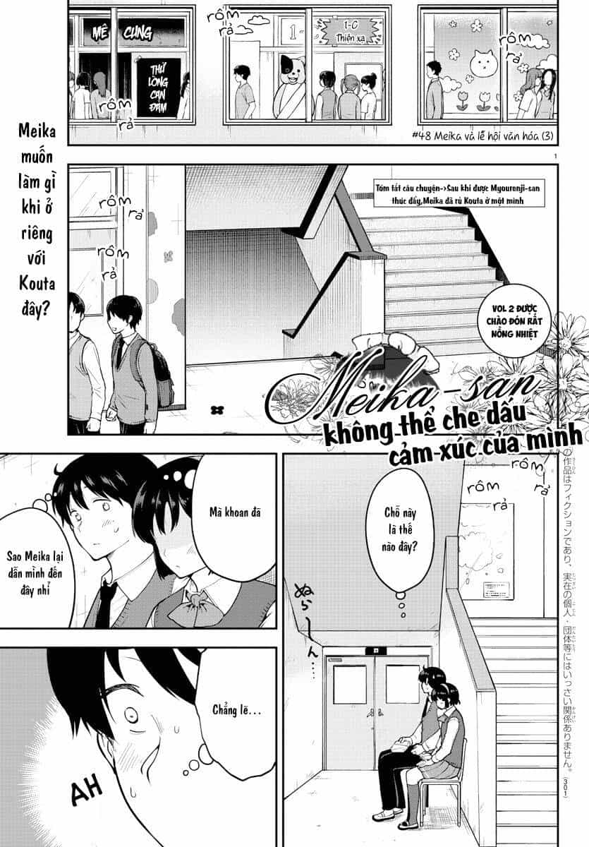 Meika-San Can't Conceal Her Emotions - Chương 48 - ảnh 1