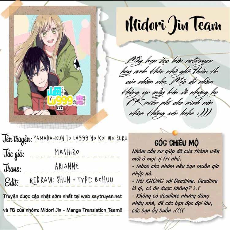 My Lv999 Love For Yamada-Kun - Chương 106 - ảnh 1