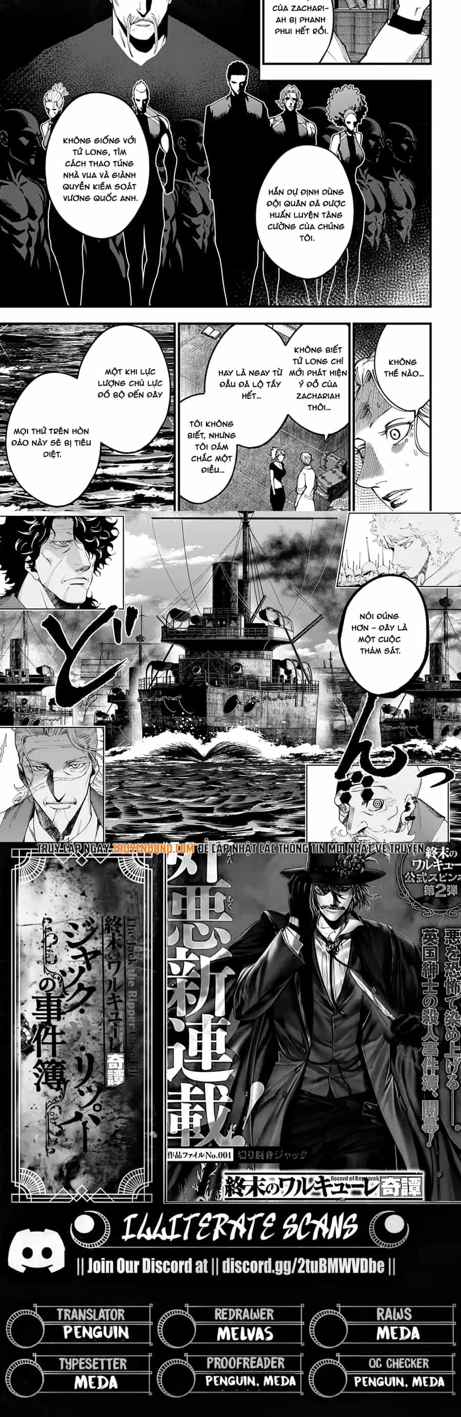Ngoại Truyện Shuumatsu No Valkyrie – Hồ Sơ Vụ Án Jack Đồ Tể - Chương 59 - ảnh 7
