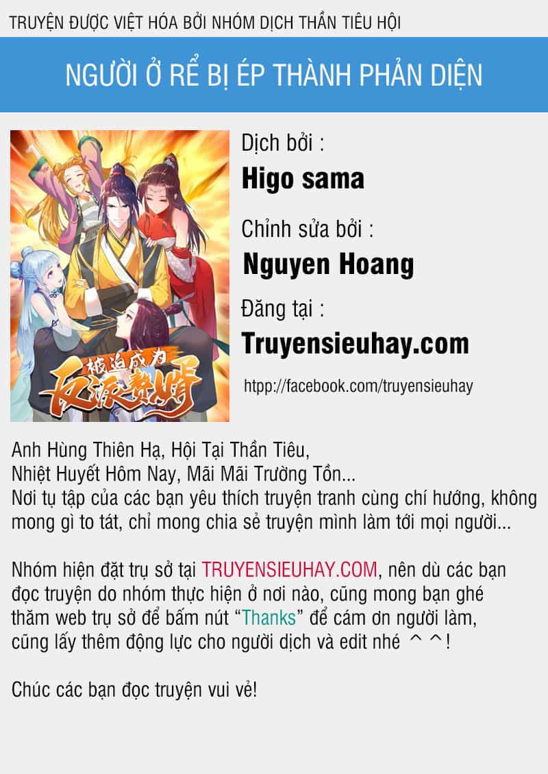 Người Ở Rể Bị Ép Thành Phản Diện - Chương 3 - ảnh 1