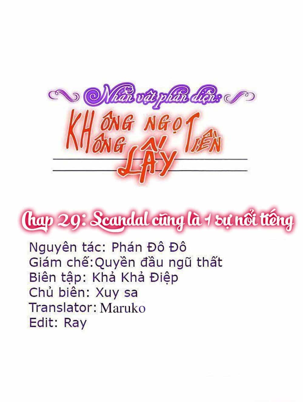 Nhân Vật Phản Diện: Không Ngọt Không Lấy Tiền - Chương 29 - ảnh 2