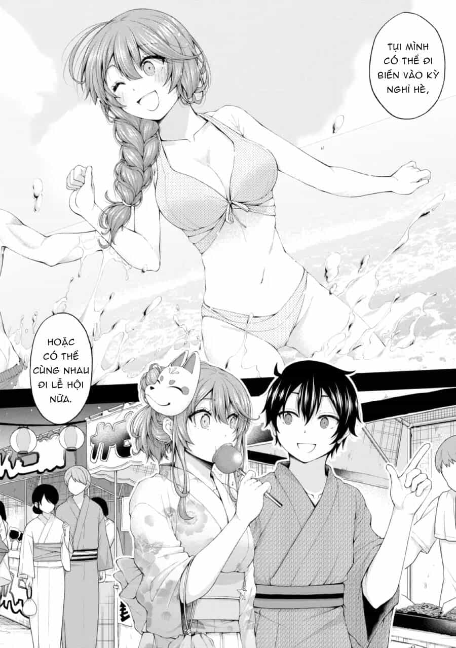 Nhỏ Gyaru Lẽ Ra Tỏ Tình Với Người U Ám Như Tôi Chỉ Vì Trò Chơi Trừng Phạt, Nhưng Dù Có Nhìn Kiểu Gì Thì Cổ Cũng Yêu Tôi Mà! - Chương 4.5 - ảnh 12