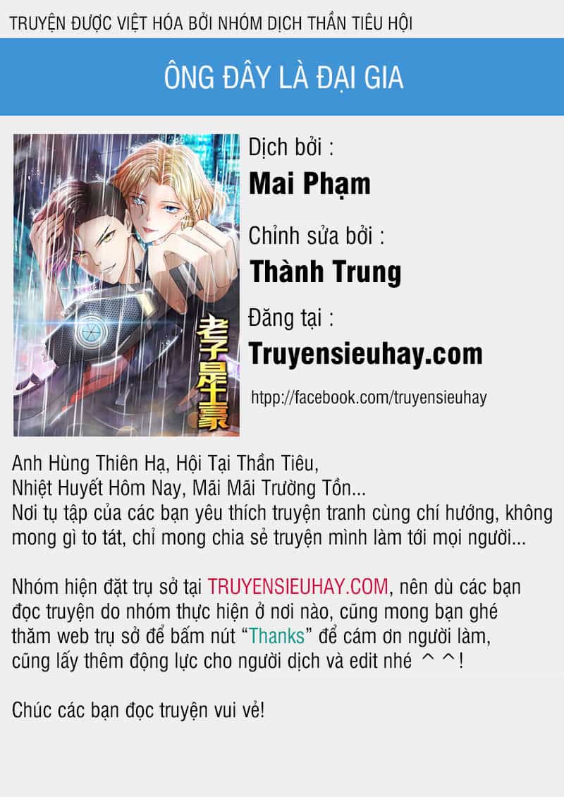 Ông Đây Là Đại Gia - Chương 4 - ảnh 1
