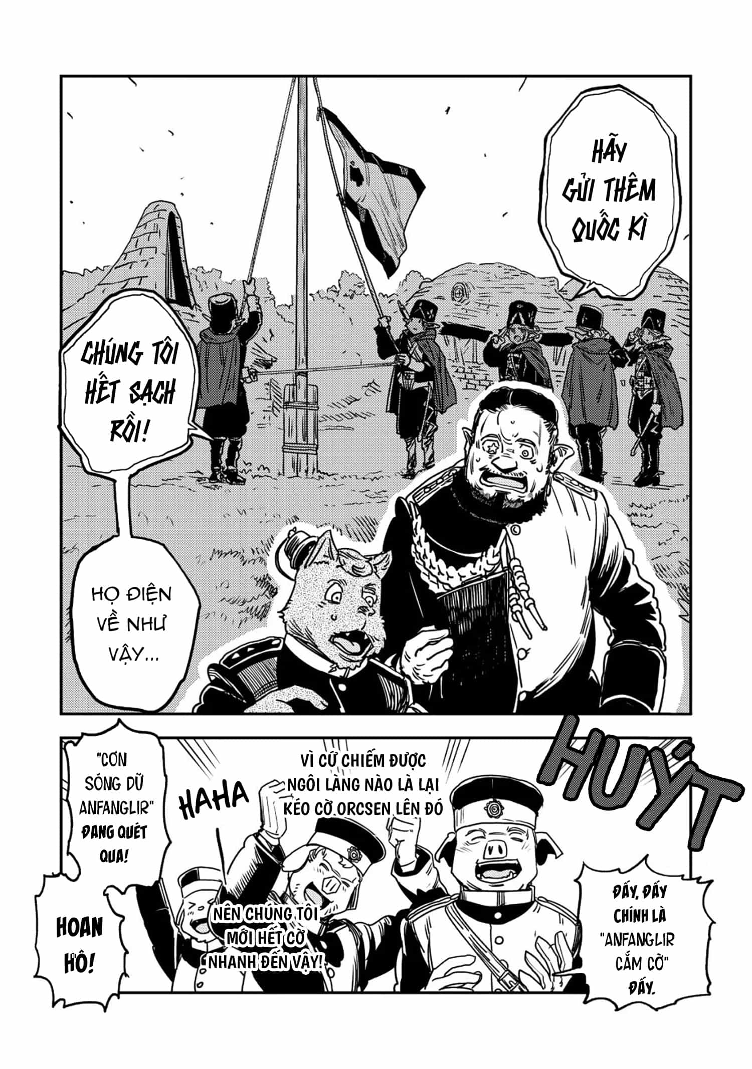 Orcsen Oukokushi ~Yaban Na Orc No Kuni Wa, Ikanishite Heiwa Na Elf No Kuni Wo Yakiharau Ni Itatta Ka~ - Chương 17 - ảnh 34