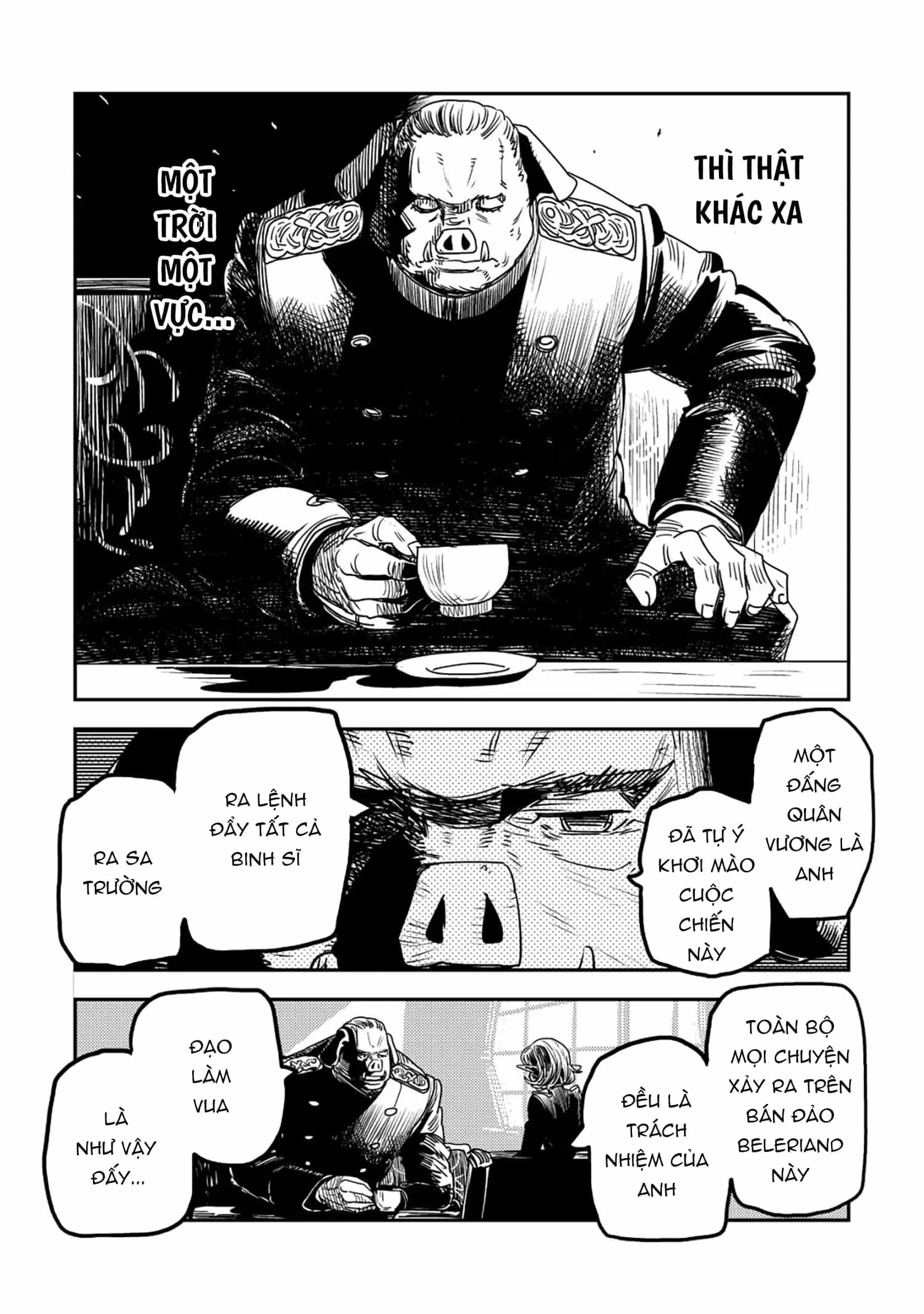 Orcsen Oukokushi ~Yaban Na Orc No Kuni Wa, Ikanishite Heiwa Na Elf No Kuni Wo Yakiharau Ni Itatta Ka~ - Chương 21 - ảnh 10