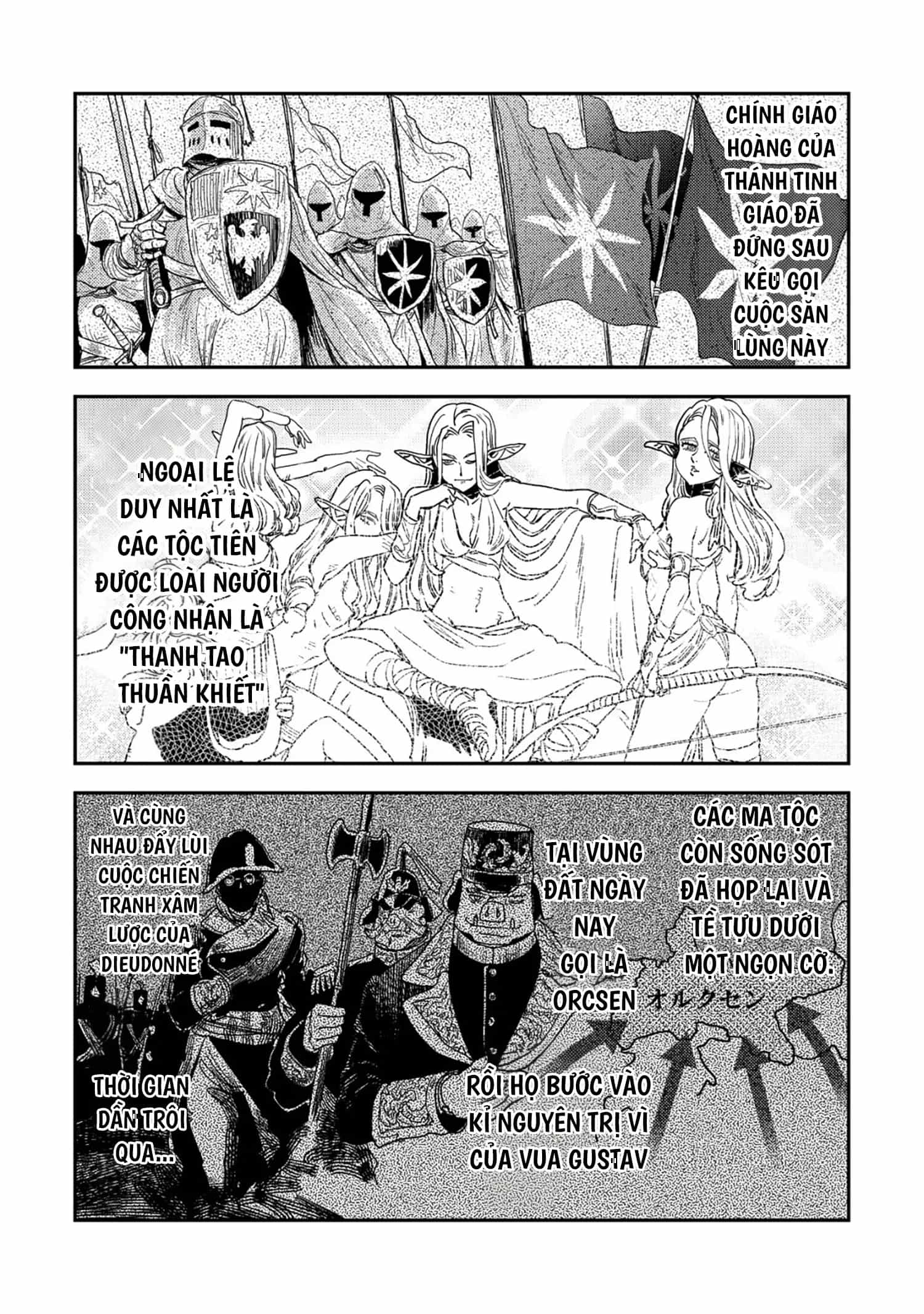 Orcsen Oukokushi ~Yaban Na Orc No Kuni Wa, Ikanishite Heiwa Na Elf No Kuni Wo Yakiharau Ni Itatta Ka~ - Chương 21 - ảnh 31