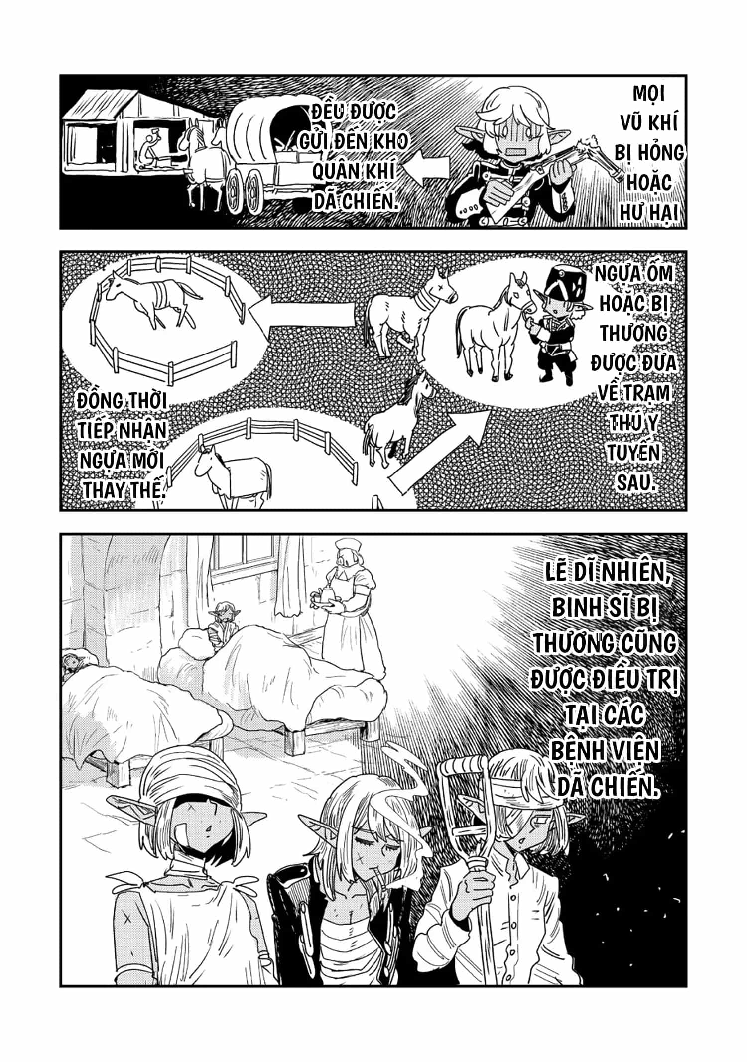 Orcsen Oukokushi ~Yaban Na Orc No Kuni Wa, Ikanishite Heiwa Na Elf No Kuni Wo Yakiharau Ni Itatta Ka~ - Chương 21 - ảnh 46