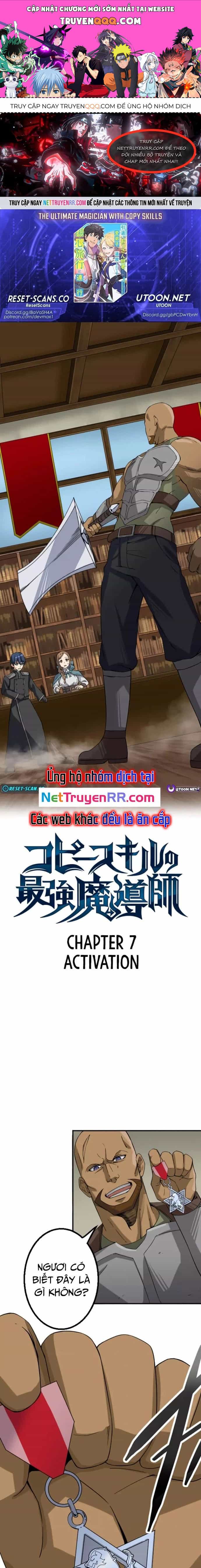 Pháp Sư Vô Địch Với Kỹ Năng Sao Chép - Chương 7 - ảnh 1