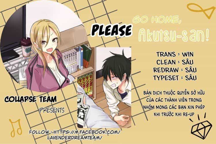 Please Go Home, Akutsu-San! - Chương 6 - ảnh 1