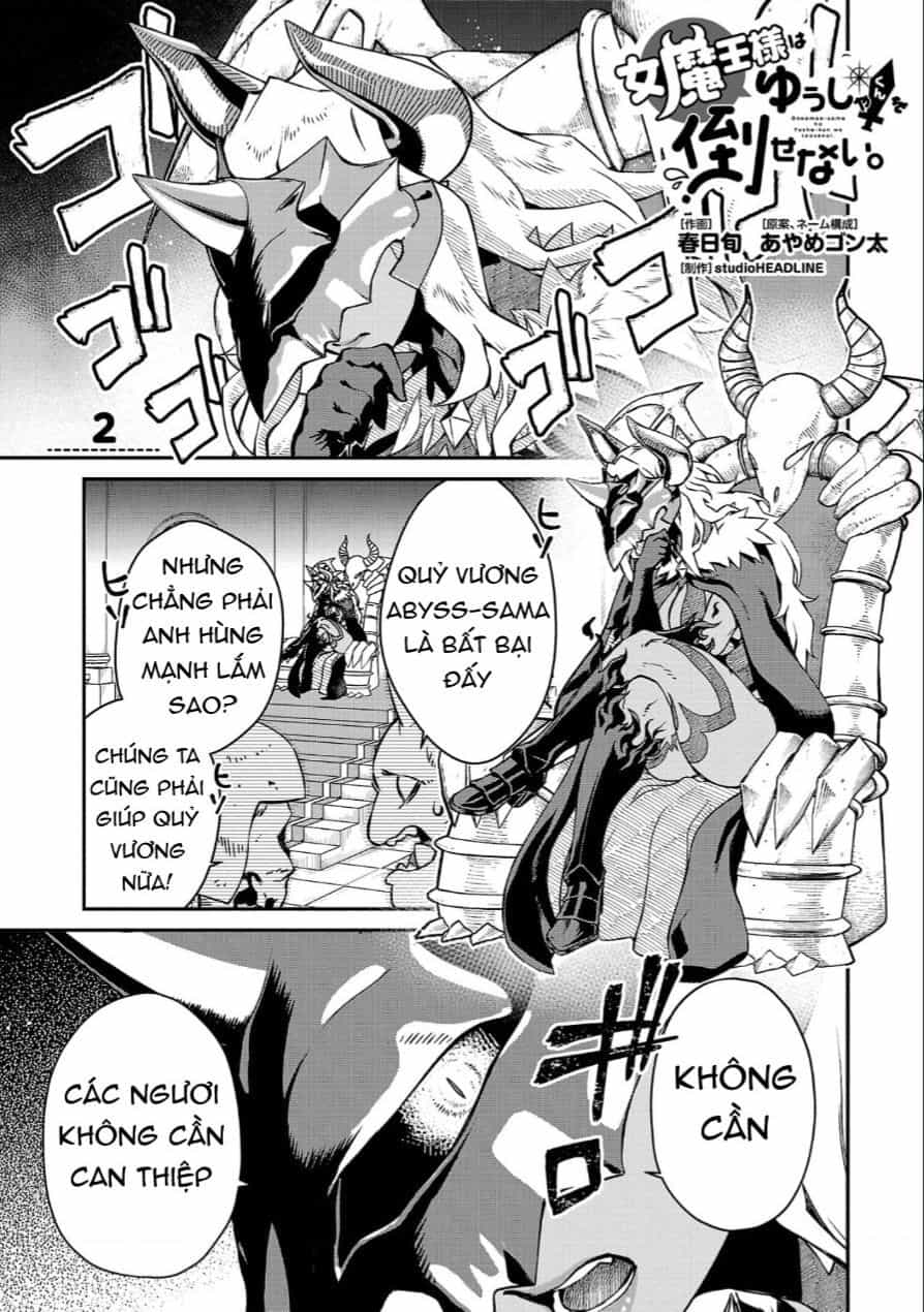 Quỷ Vương-Sama Không Thể Đánh Bại Hero-Kun! - Chuong 2 - ảnh 2