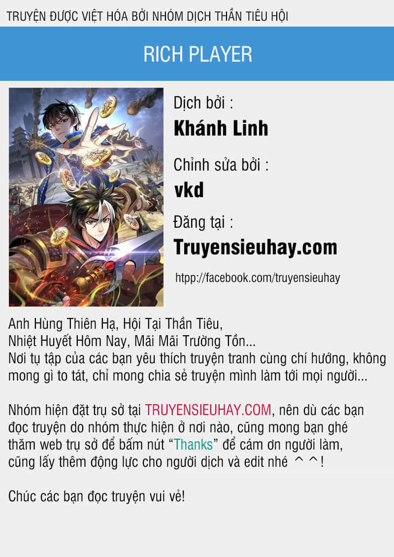 Rich Player - Người Chơi Khắc Kim - Chương 65 - ảnh 1