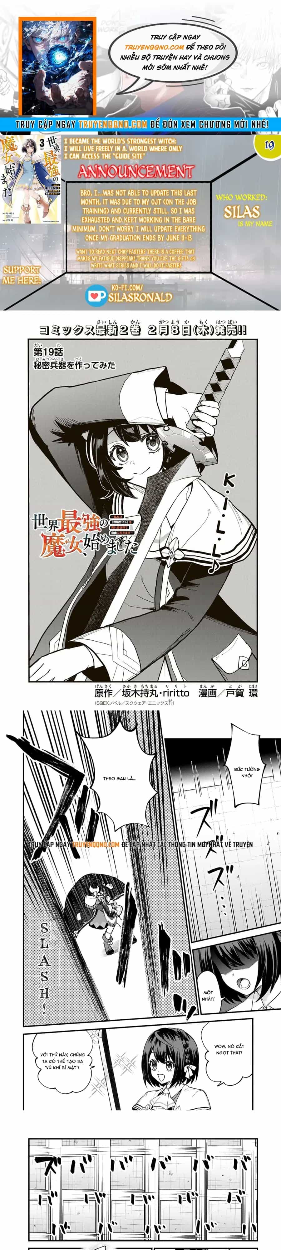 Sekai Saikyou No Majo, Hajimemashita - Watashidake - Chương 19 - ảnh 1