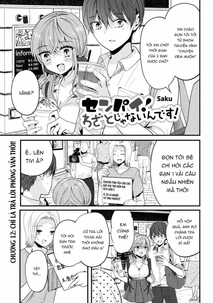 Senpai! Em Không Cố Ý Đâu! - Chương 12 - ảnh 2