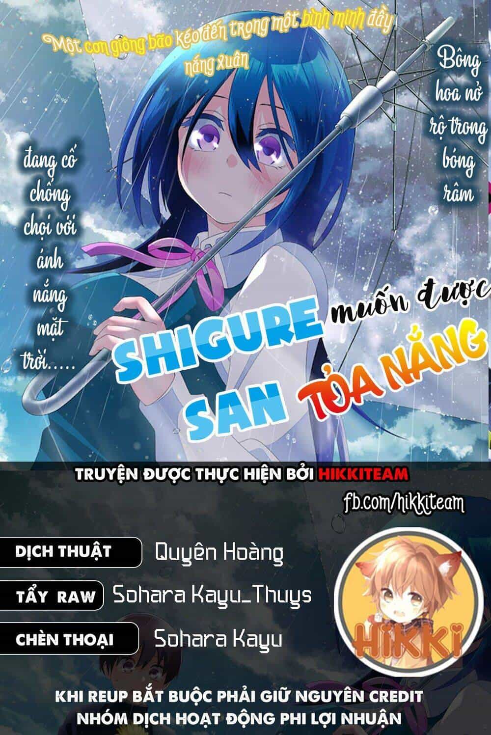 Shigure-San Muốn Trở Thành Người Hướng Ngoại!! - Chương 2 - ảnh 1