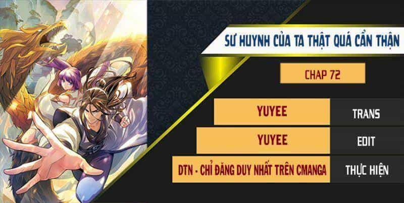 Sư Huynh Của Ta Quá Cẩn Thận Rồi - Chương 72 - ảnh 1