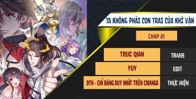 Ta Không Phải Con Cưng Của Khí Vận - Chương 21 - ảnh 1