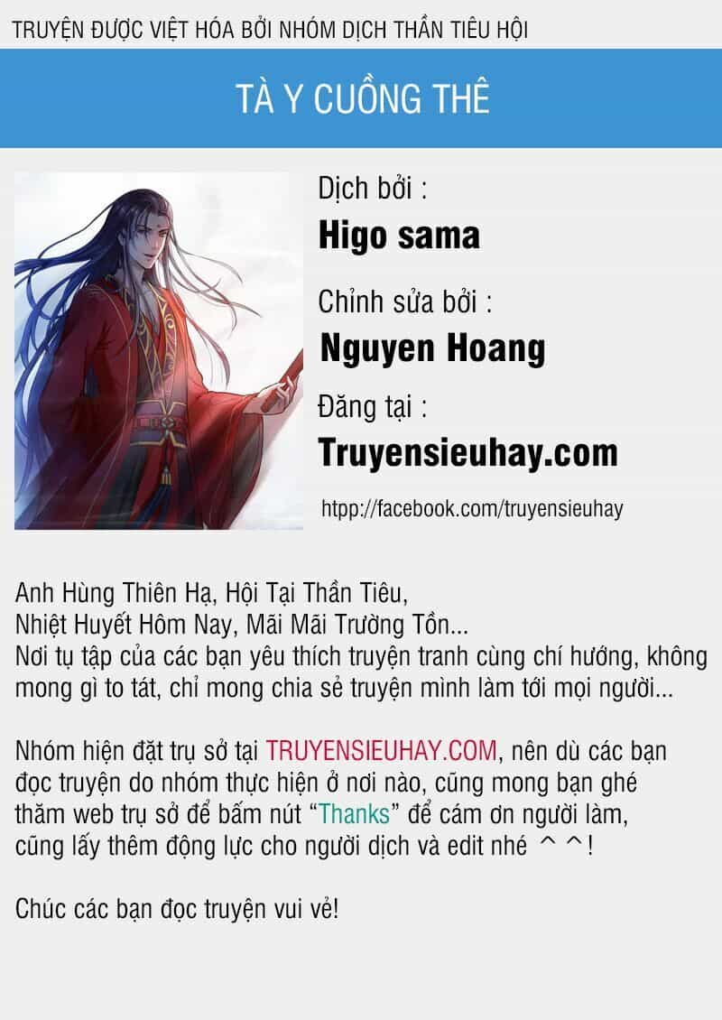 Tà Y Cuồng Thê - Chương 14 - ảnh 1