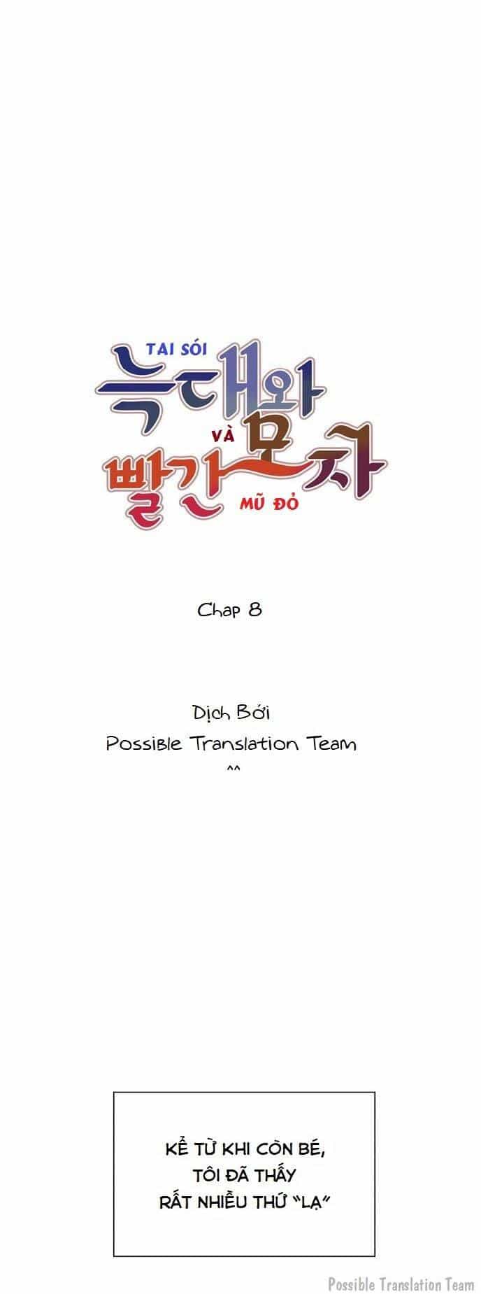 Tai Sói Và Mũ Đỏ - Chương 8 - ảnh 8