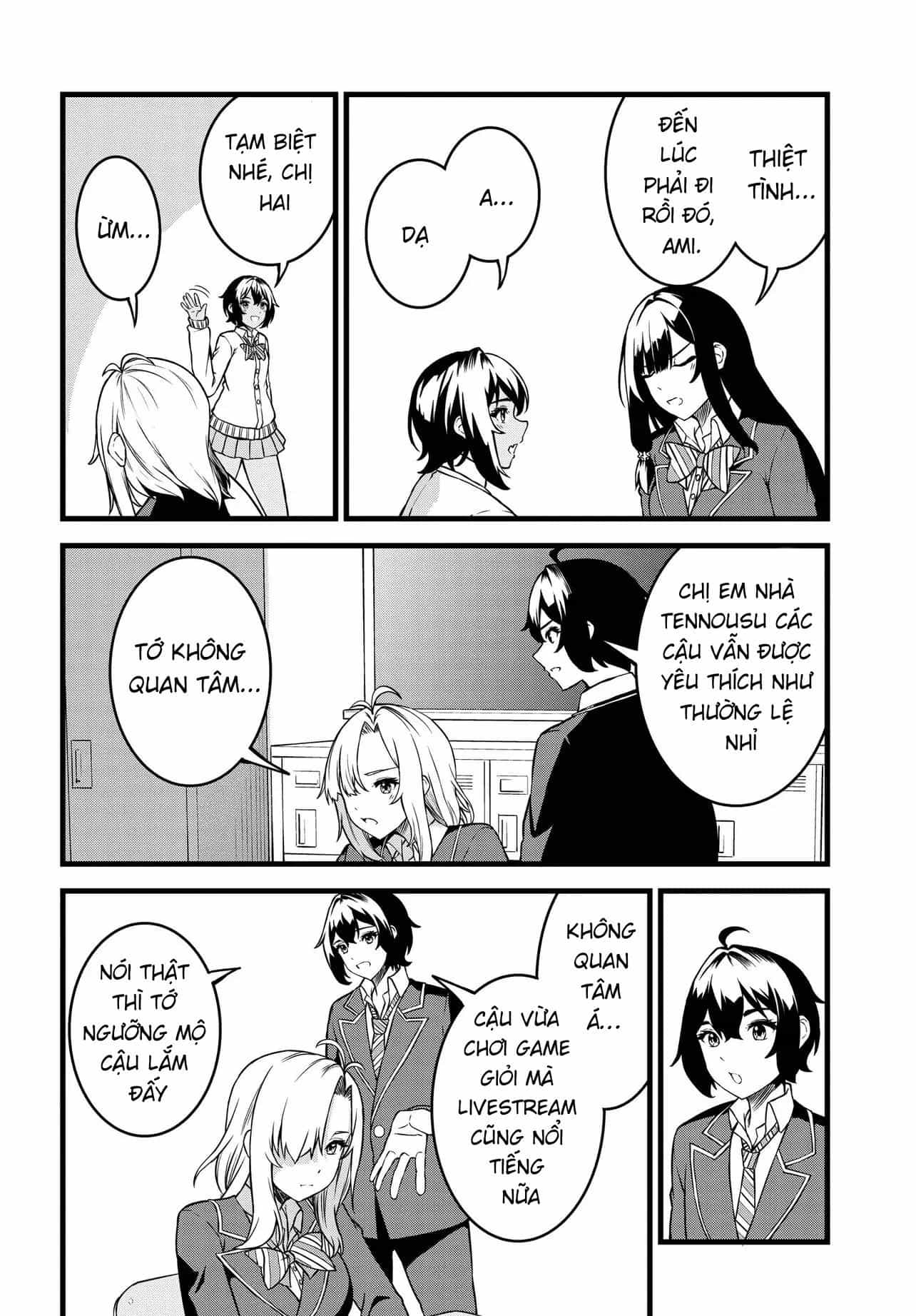 Tensai Bishoujo Sanshimai Wa Isourou Ni Dake Choro Kawaii - Chương 1 - ảnh 13