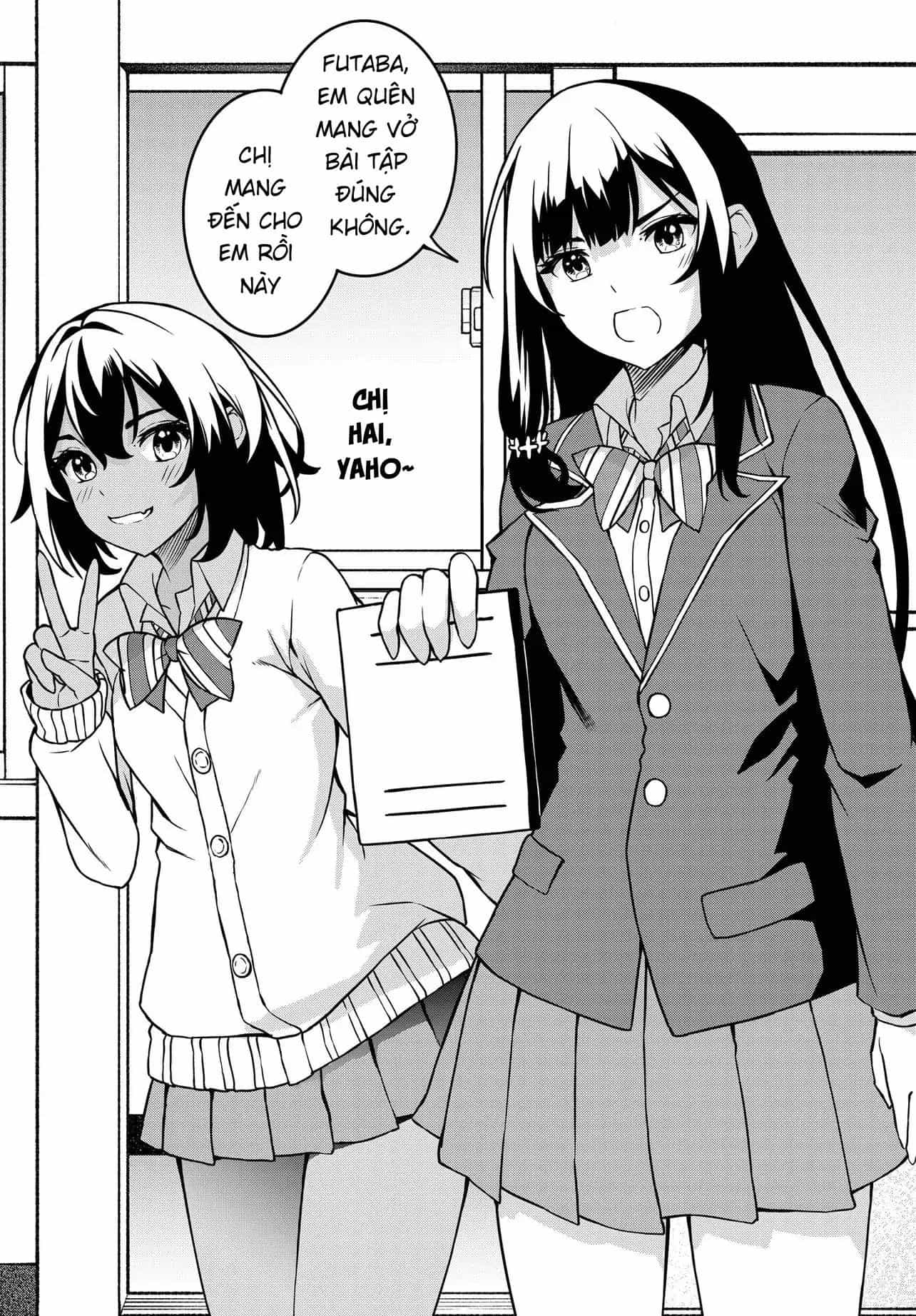 Tensai Bishoujo Sanshimai Wa Isourou Ni Dake Choro Kawaii - Chương 1 - ảnh 9