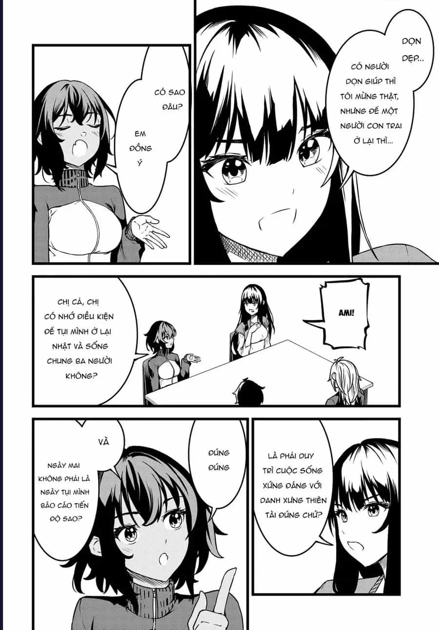 Tensai Bishoujo Sanshimai Wa Isourou Ni Dake Choro Kawaii - Chương 2 - ảnh 10