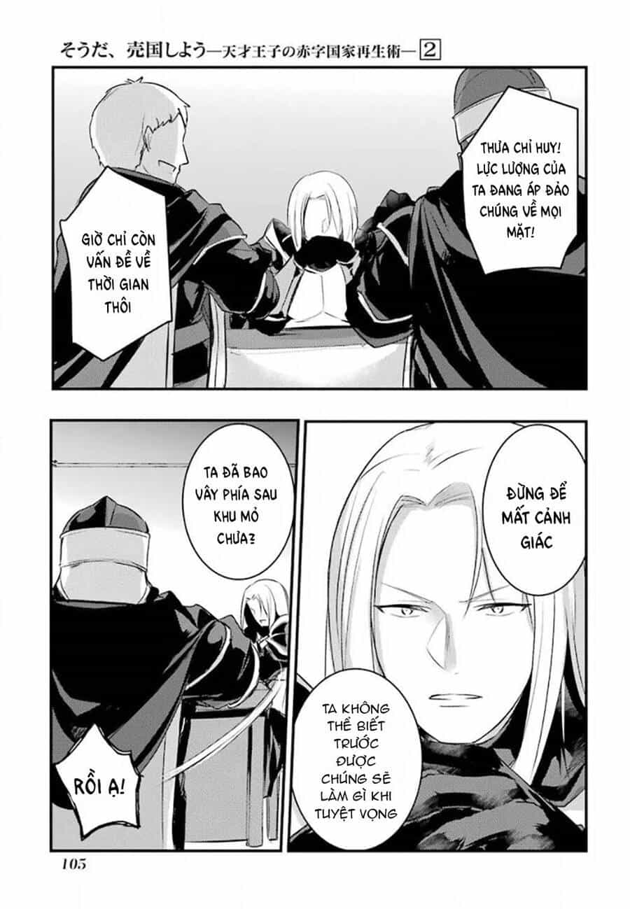 Tensai Ouji No Akaji Kokka Saisei Jutsu - Souda, Baikoku Shiyou - Chương 25 - ảnh 5
