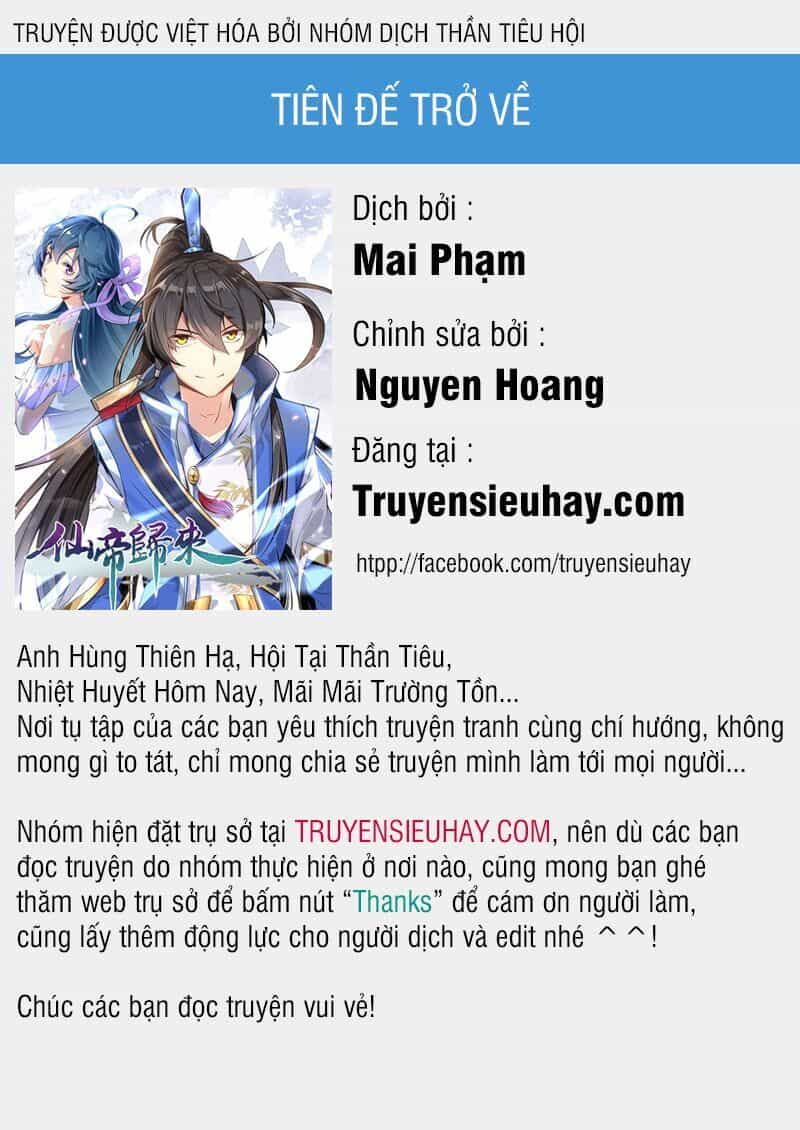 Tiên Đế Trở Về - Chương 49 - ảnh 1