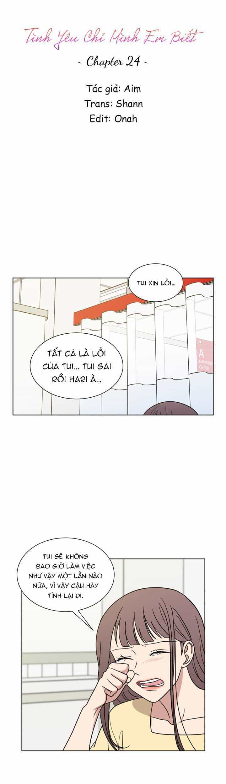 Tình Yêu Chỉ Mình Em Biết - Chương 24 - ảnh 4