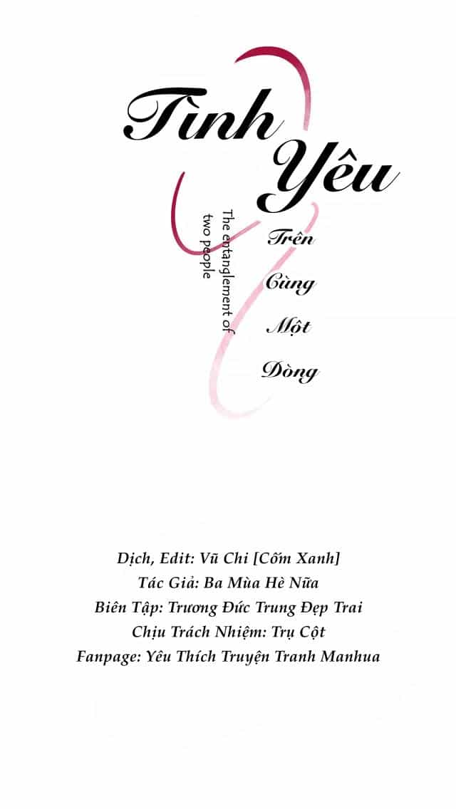 Tình Yêu Trên Cùng Một Dòng - Chương 1 - ảnh 1