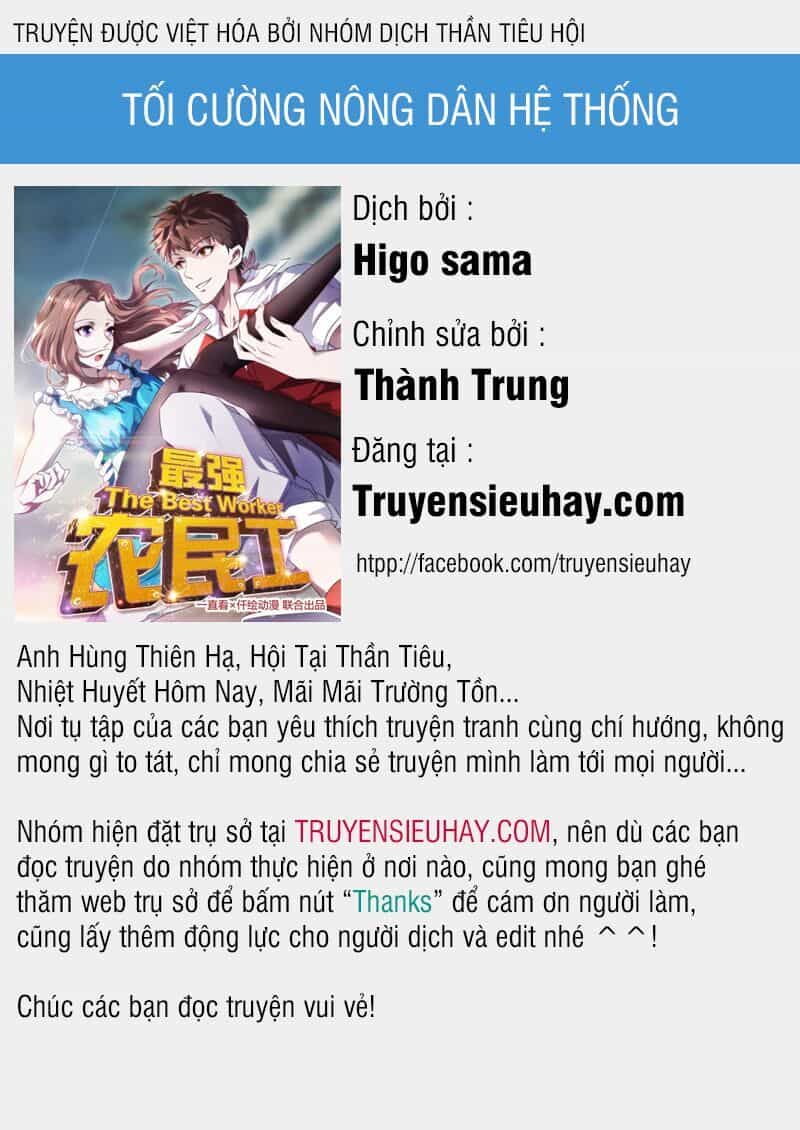 Tối Cường Nông Dân Hệ Thống - Chương 109 - ảnh 1