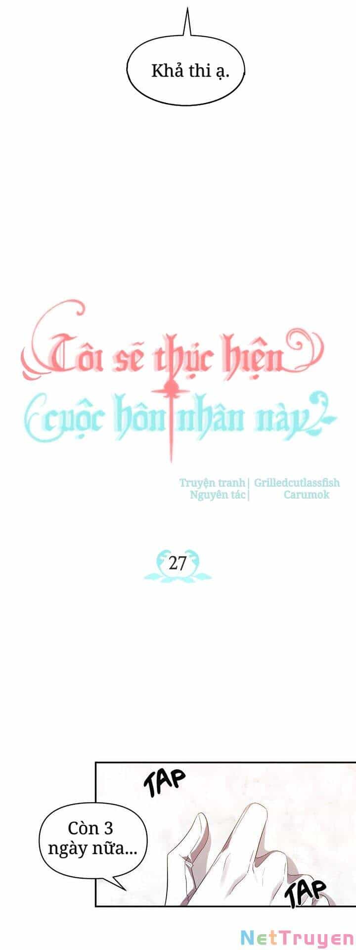 Tôi Sẽ Thực Hiện Cuộc Hôn Nhân Này - Chương 27 - ảnh 7