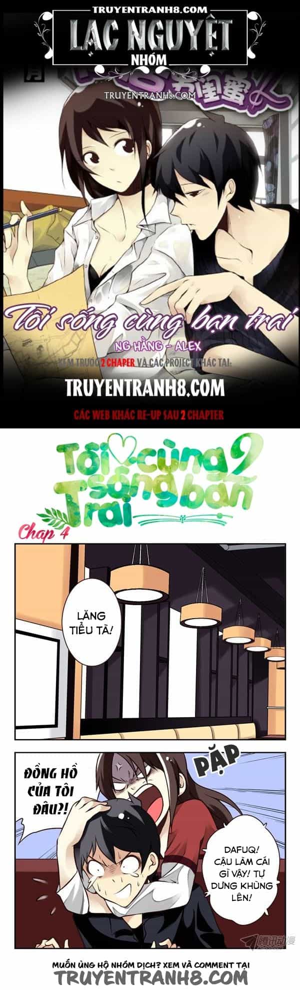 Tôi Sống Cùng Bạn Trai 2 - Chương 4 - ảnh 1