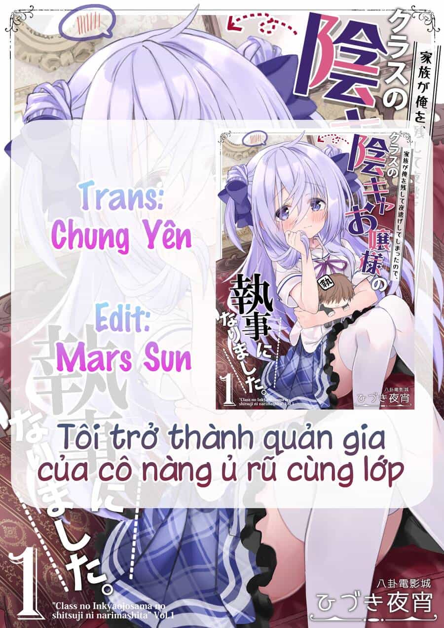 Tôi Trở Thành Quản Gia Của Cô Nàng Ủ Rũ Cùng Lớp - Chương 6 - ảnh 1