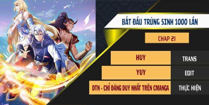 Trọng Sinh 1000 Lần, Ta Vô Địch - Chương 21 - ảnh 1