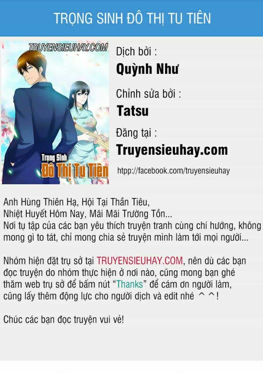 Trọng Sinh Đô Thị Tu Tiên - Chương 322 - ảnh 1